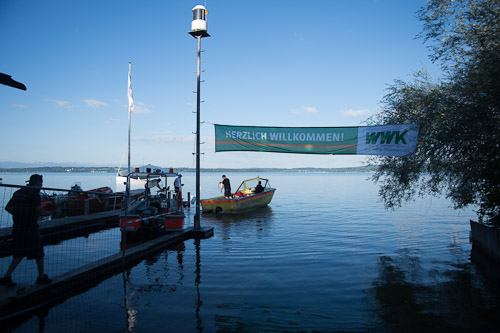 Ein Bussi für den schnellsten Krauler – Bericht Münchner Merkur im August 2014